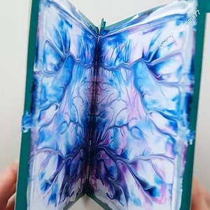 82K views · 1.2K reactions | Decalcomania Painting Technique - All the paints I used were acrylics mixed with water. - Clear liquid: Water | Designer Gemma77 | Facebook