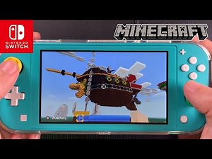 Minecraft on the Nintnedo Switch Lite - Gladiators Mini-Game, Exploring Mario Mash-Up