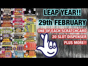 Scratchcards from The National Lottery © (398) LEAP DAY SPECIAL!