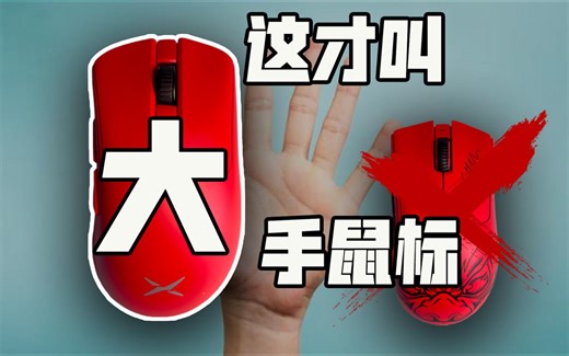 【JAVE】兄弟，听我说，这才叫大手趴握鼠标。多彩M900 Pro详细评测