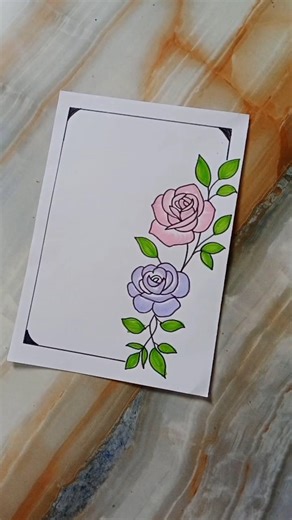 6 beautiful borderdesigns for project #assignment #frontpage #borderdesignhandmade #shortsfeed