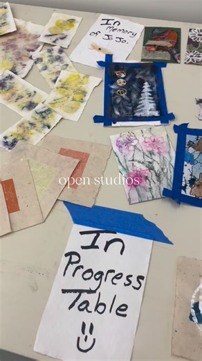 Our first Open Studios of 2026 was fantastic! Such inspiring work from our current residents. 🌟🎞️✒️🎨 | Vermont Studio Center