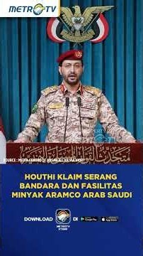 Houthi Klaim Luncurkan Operasi Targetkan Bandara dan Fasilitas Minyak Aramco di Saudi #shorts
