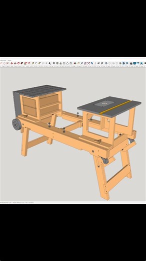 DIY Trim Router Table. Full video on my Youtube channel! #router #routertable #homemade #diy #woodworking #carpinteria #marcenaria