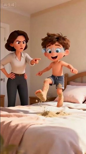 He created a beach at home… and almost destroyed EVERYTHING! 🏖️😱🏚️