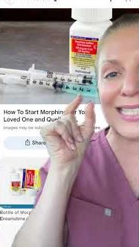 Why is medication on hospice dyed blue? #hospicenursejulie #education #STEM #nursesoftiktok