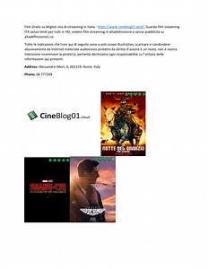 Cineblog01 - Film Streaming Gratis in Alta Definizione - SlideServe