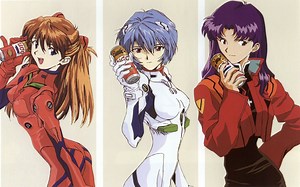 Neon Genesis Evangelion - Fly Me To The Moon (Asuka, Rei & Misato)