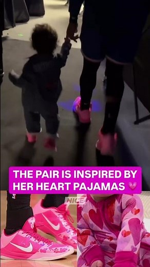 Jalen Brunson has matching Nike Kobe 5s with his daughter 💗