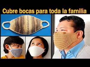 Compilacion de cubrebocas | tapabocas para toda la familia | Como hacer mascarillas