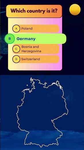Geography Quiz: European Outlines / Shapes