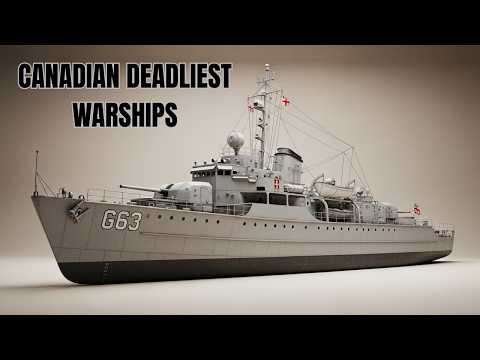 Every Canadian Deadliest Warships Used in WWII (Atlantic Hunters)