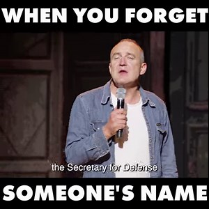 Forgetting someone's name can be awkward. | Jimeoin