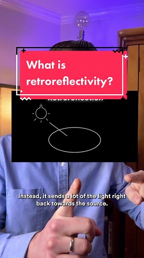 What is retroreflectivity? When driving in the dark, retroreflective materials like those from #3M help keep us safe. #ad #science #TIL #edutok