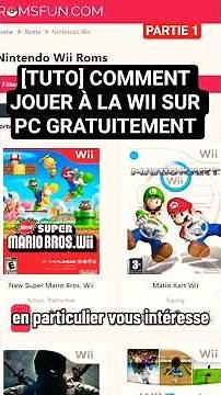 [TUTO] Jouer à la wii sur PC #tuto #turoriel #tutorial #wii #nintendo #PC #emulateur #dolphin