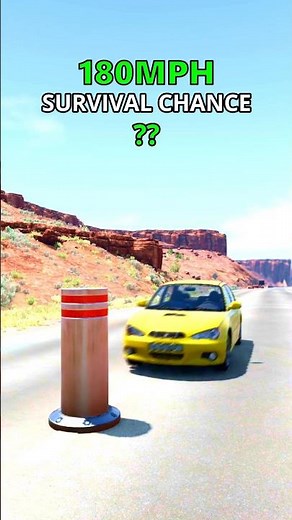 Realistic Simulation at Different Speeds – BeamNGdrive | Crash Test #2