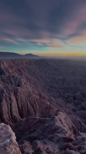 Fonts Point📍 This is a scenic overlook located in the Borrego Badlands area of Anza-Borrego Desert State Park in San Diego County, Southern California. All created from erosion millions of years ago. #california #badlands #fyp #travel