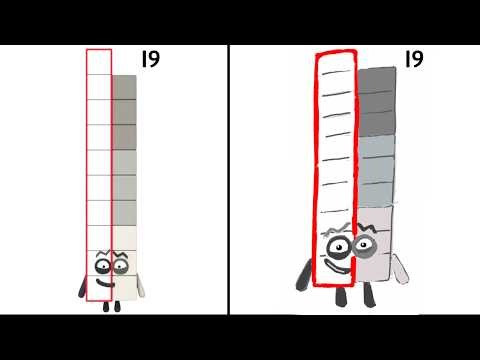How to Draw Numberblocks - 19 | Easy Drawing for Kids