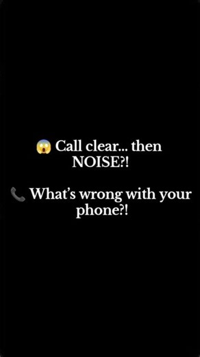 😱📞 Hearing Noise During Calls? Fix This NOW! ll 📞 Why Your Calls Have Disturbing Noise ll#viralvideo