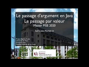 Cours Java (8) : Le passage par valeur (Part I)