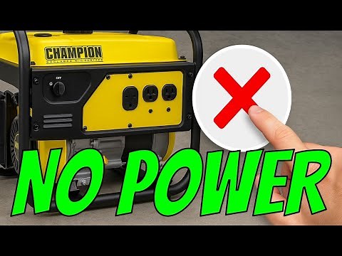 How to fix a Generator with No Power! Replacing Brushes