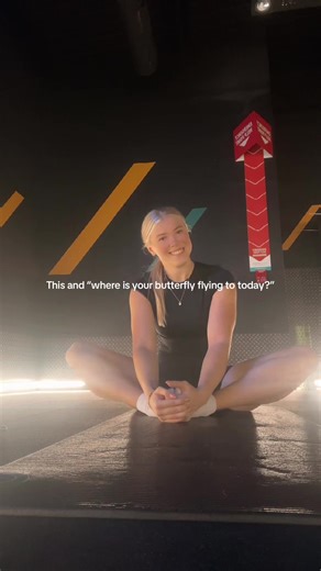 Followed up with “does your butterfly have smelly toes?” #gymnastics #gymnasticscoach #gymtok #butterfly #flying