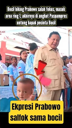 Prabowo's expression when he entered Ring-1, was taken away by the Presidential Security Force.
