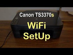 Canon TS3370s WiFi SetUp review.