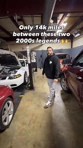 Two early-2000s legends, both barely broken in. A 2006 Pontiac GTO with only 8,000 miles, powered by the 6.0L LS2 and paired with a 6-speed manual — one of the smoothest, most underrated V8 coupes of its era. Right next to it sits a 2003 Mustang SVT Cobra with just 6,000 miles, the Terminator icon with its supercharged 4.6L DOHC V8, 390 hp, and a T-56 6-speed. Raw, mechanical, and one of the most collectible modern Mustangs on the market. Two cars from two rival brands, both preserved, both manu