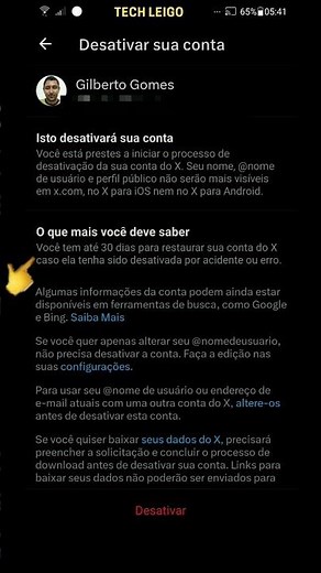 X Twitter - Account Deactivation or Deletion