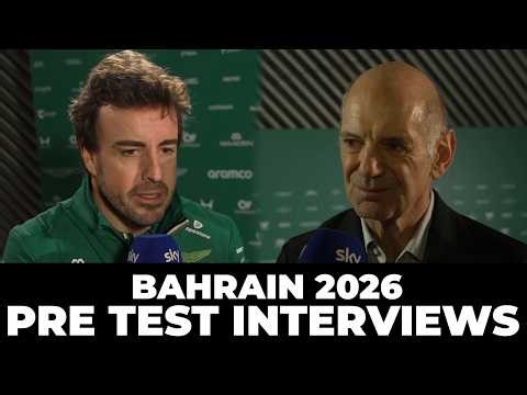 Fernando Alonso & Adrian Newey Pre Test Interview | Bahrain 2026