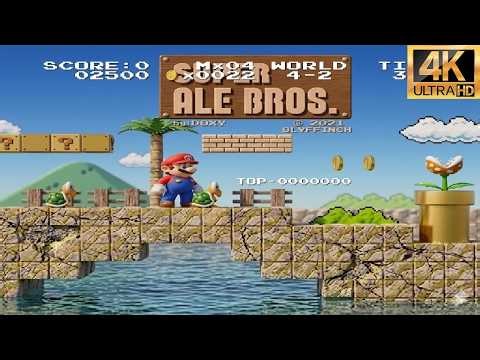 Super Mario Bros Ale Redux Fangame Hack 2026 (NES) Retro Gameplay Bosses Nostalgia 80s 90s Gaming 4K