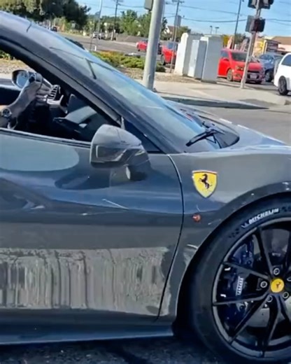 THE CELEBRITY CARS on Instagram: "Adam Sandler’s car collection is way cooler than most people expect. Low-key specs, American muscle and even a supercar hiding in the mix. Around 2020, Sandler surprised everyone when he was spotted cruising in a dark grey Ferrari 488 Pista — a super clean spec he jokingly called a “Lamborghini Mustang.” Subtle colors, serious performance. Muscle-wise, he’s been seen in a dark grey Dodge Challenger SRT Hellcat, keeping it classic with black wheels and an all-bla