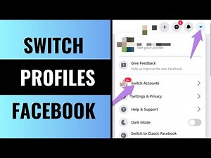 How to Switch Profiles on Facebook