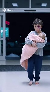 A Bruised 7-Year-Old Boy Walked Into the ER Carrying His Baby Sister—What He Said Broke Hearts… Just after midnight, Theo Bennett, a small boy with bruises covering his arms, stumbled through the automatic doors of St. Catherine’s Hospital in. Cradled in his arms was his baby sister, wrapped in a thin pink blanket. The winter air rushed in behind him, biting at his bare feet, and the quiet of the empty ER made every nurse look up. Olivia Grant, a night nurse, was the first to notice. Her eyes wi