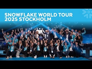 Snowflake World Tour 2025 In Stockholm