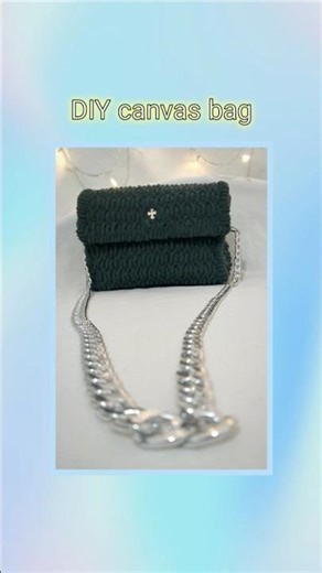 DIY Plastic Canvas Bag | Handmade Gift Idea | Easy Yarn Tote Tutorial🧶👛