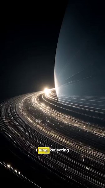 Scientists Discover Stunning Rainbows in Space Around Saturn’s Moon | NASA Revelation #shorts