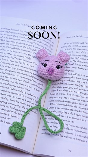 Free Pig Crochet Pattern – Cute New Year Bookmark DIY