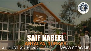 1.7K views · 234 reactions | Saif Nabeel live in Antalya, Turkey August 28-31, 2021! Book now on WWW.SOBC.me  #starsonboard #antalya #saifnabeel | STARS ON BOARD | Facebook