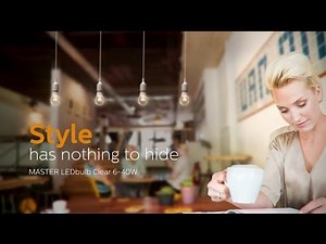 Philips MASTER LEDbulb 40W Clear - Clear classic goes LED