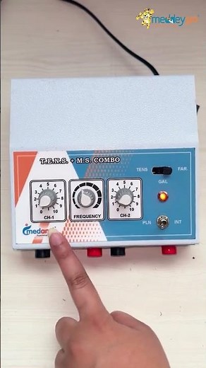 2 Channel TENS + Muscle Stimulator 💥 | Dual Therapy Device #shortsvideo