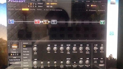 FM3效果器 scene模式调节（上）