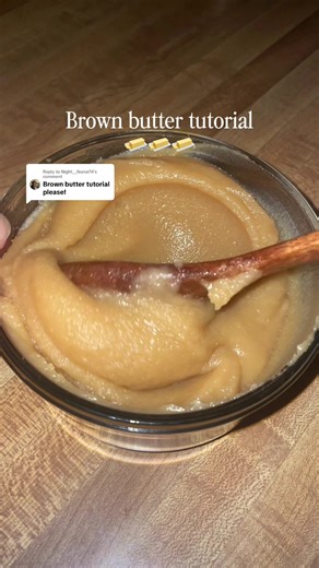 Replying to @Night__Nurse74 Brown butter tutorial! 🧈 Try using brown butter in your next batch of chocolate chip cookies 🍪 🙂‍↕️ #brownbutter #chocolatechipcookies #baking #easyrecipe #bakingtips