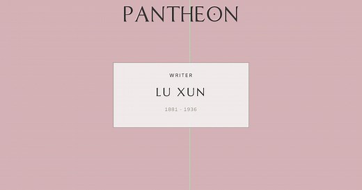 Lu Xun Biography | Pantheon