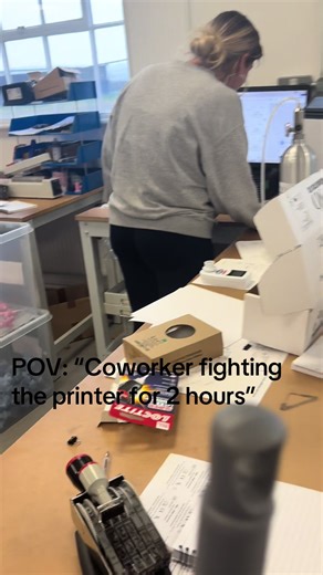 The Struggles of Office Life: Printer Troubles