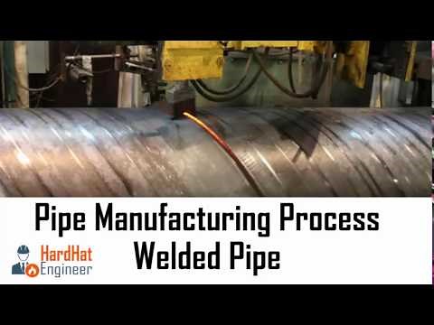 Pipe Manufacturing Process for Welded Pipe (SAW & ERW)