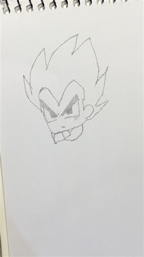 Easy Chibi Goku Sketch ✏️ | Anime Drawing #shorts