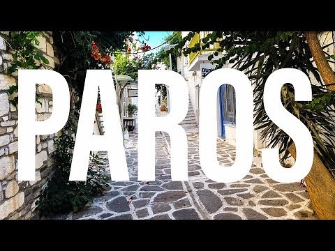 Paros Island Parikia Village Virtual Tour 4K HD