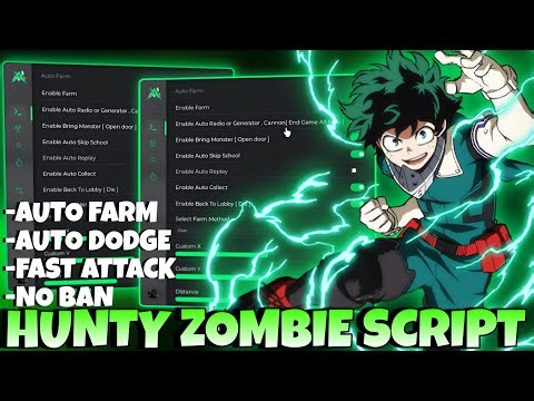 New! Zombie Hunt Script | Auto Farm & Auto Complete | Mobile & Pc Script